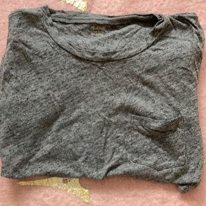 Madewell gray T-shirt with pocket